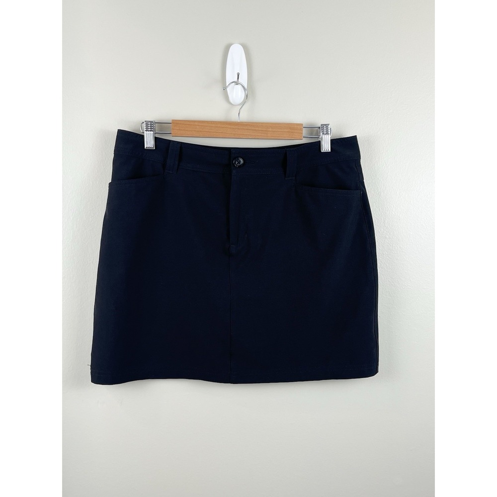 Eddie Bauer Women's Adventure 2.0 Skort Black Activewear #C1961072 Outdoor Sz 10